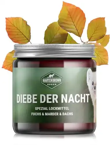 Die beste Marder-Lockmittel Martenbrown ® Diebe der Nacht, 250ml 2026 Test Bestseller Marder-Lockmittel Martenbrown ® Diebe der Nacht, 250ml