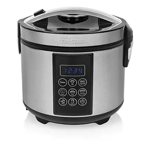 Digitaler Reiskocher Tristar RK-6132 Digital Edelstahl, 1,5 Liter