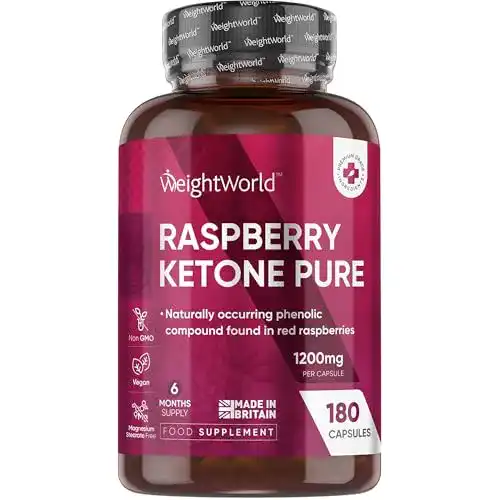 Himbeer-Ketone WeightWorld Raspberry Ketone Pure – 1200mg