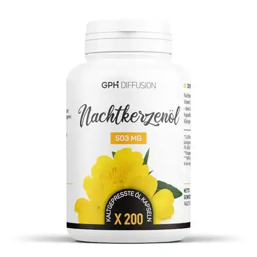Nachtkerzenöl-Kapseln GPH DIFFUSION Bio Nachtkerzenöl 500mg