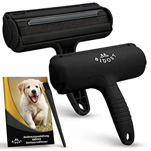 Tierhaarentferner BIDOST ® stabile Fusselrolle Tierhaare