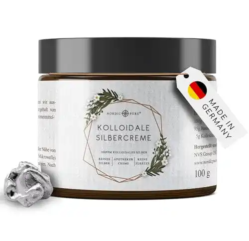 Silbercreme Nordic Pure Kolloidales Silber Creme • 100g