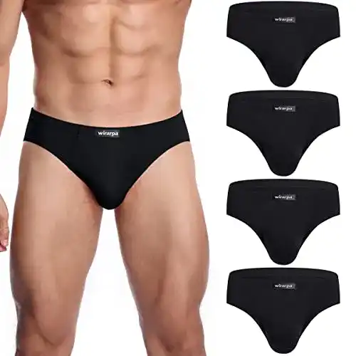 Herren-Slips wirarpa Herren Slips Microfaser Männer 4er Pack