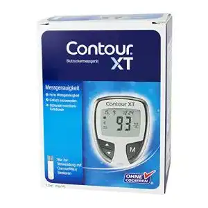 Blutzuckermessgerät Bayer Vital GmbH Contour XT Set mg/dL, 1 St