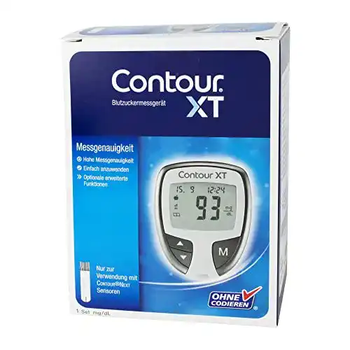 Blutzuckermessgerät Bayer Vital GmbH Contour XT Set mg/dL, 1 St