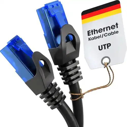 LAN-Kabel 15m KabelDirekt 15m Netzwerkkabel, Ethernet, LAN