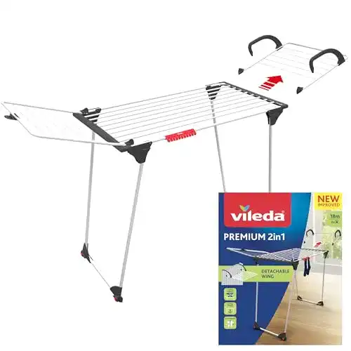 Vileda Wäscheständer Vileda Premium 2in1 Wäscheständer, 18 m