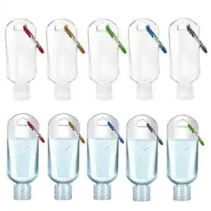 Reiseflaschen mit Karabiner mistybabes 10 Stück Reiseflasche Set