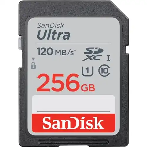 SDXC (256GB) SanDisk Ultra SDXC UHS-I, 120 MB/s Übertragung