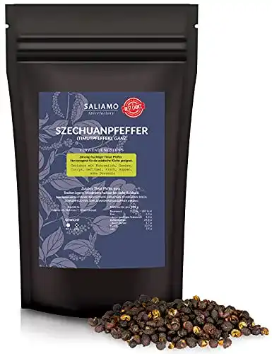 Die beste Szechuan-Pfeffer Saliamo Szechuan Pfeffer - Timutpfeffer, 250 g 2026 Test Bestseller Szechuan-Pfeffer Saliamo Szechuan Pfeffer – Timutpfeffer, 250 g