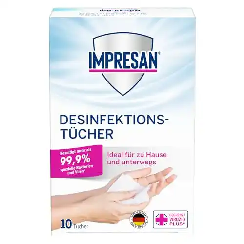 Die beste Desinfektionstücher Hände IMPRESAN Desinfektionstücher 2026 Test Bestseller Desinfektionstücher Hände IMPRESAN Desinfektionstücher