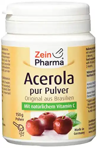 Die beste Acerola-Pulver ZeinPharma Acerola Pulver 150g 8 Wochen Vorrat 2026 Test Bestseller Acerola-Pulver ZeinPharma Acerola Pulver 150g 8 Wochen Vorrat