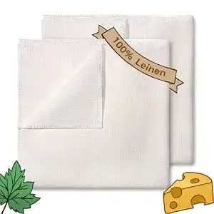 Passiertuch ecooe 100% Leinen 50 * 50cm Reißfeste Filter Cloth