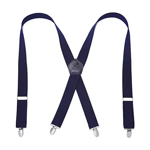 Hosenträger KANGDAI Herren 4 Clips Heavy Duty Men Braces