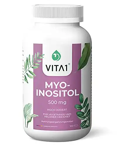 Die beste Inositol VITA 1 Myo- 500mg • 180 Kapseln (3 Monate Vorrat) 2026 Test Bestseller Inositol VITA 1 Myo- 500mg • 180 Kapseln (3 Monate Vorrat)