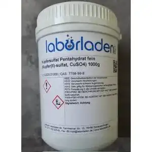 Kupfersulfat laborladen 1kg Pentahydrat (Kupfer(II)-sulfat