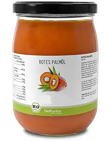 Palmöl bioKontor Rotes bio 1000ml (1 L) I nativ I biologisch