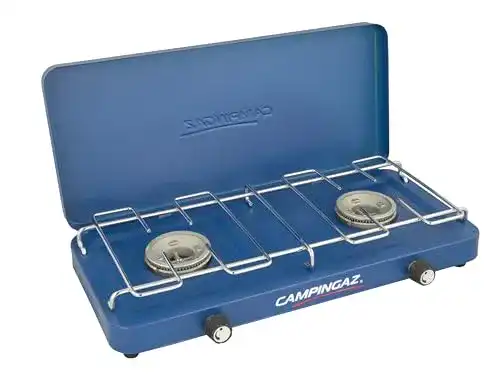 Gaskocher 2-flammig Campingaz kompakter mit Deckel