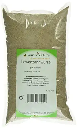 Löwenzahnwurzel Naturix24 gemahlen, 1er Pack (1 x 1 kg)