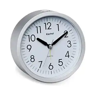 Absolut geräuschloser Wecker Eachui Wecker Analog Ohne Ticken mit