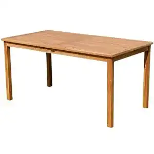 Gartentisch (Holz) ASS Teak XL Holztisch 150x80cm Gartentisch