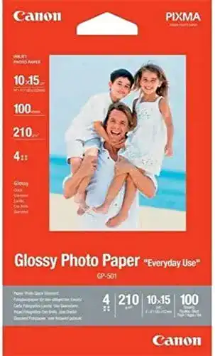 Fotopapier 10×15 Canon Fotopapier GP-501 glänzend weiß