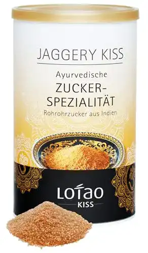 Jaggery Lotao Kiss, Bio Rohrohrzucker, ayurvedisch, 250g