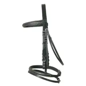 Trensenzaum PFIFF , schwarz Pony