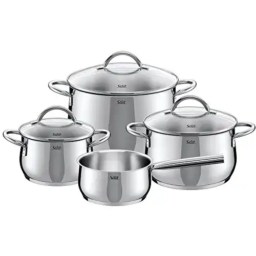 Die beste Silit-Topfset Silit Comodo Topfset Induktion 4-teilig, Kochtopf Set 2026 Test Bestseller Silit-Topfset Silit Comodo Topfset Induktion 4-teilig, Kochtopf Set