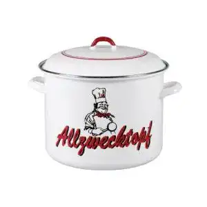 Emaille-Topf Karl Krüger Krüger Karl Kochtopf 28cm, 14 Liter