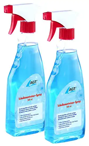 Scheibenenteiser AGT Enteiser: Scheibenenteiser Doppelpack, 2 x 500 ml (Frostschutzmittel)