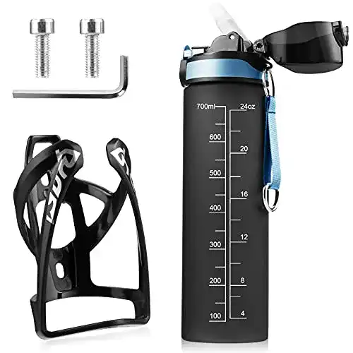 Flaschenhalter MTB Kapsuen Flaschenhalter Fahrrad Set, 700ml