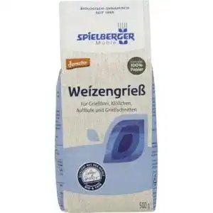 Grieß Spielberger Bio Weizen, demeter (2 x 500 gr)