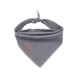 Hundehalstuch lionet paws Hunde Bandana Kopftücher, Grau, L