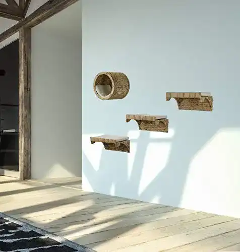 Katzen-Kletterwand animal-design, Reka 4-teilig Kletterpark