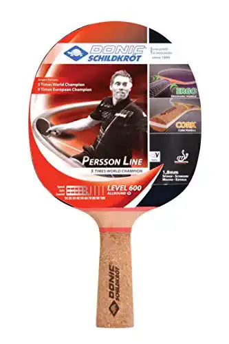 Die beste Donic-Tischtennisschläger Schildkröt Donic- Persson 600, Kork-Griff 2026 Test Bestseller Donic-Tischtennisschläger Schildkröt Donic- Persson 600, Kork-Griff
