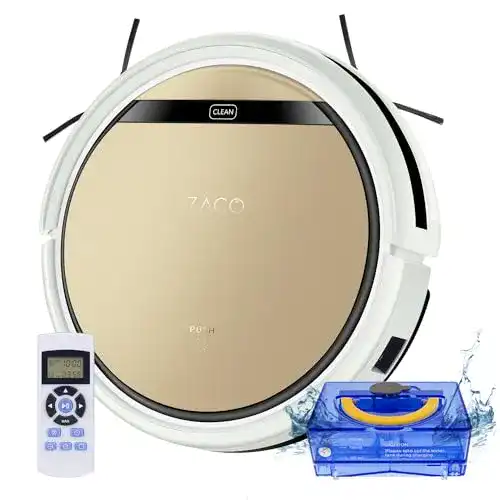 ZACO-Saugroboter ZACO V5sPro, beutellos, mit Ladestation