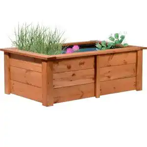 Hochteich dobar 29246FSCe Gartenteich Kubus, pflegeleicht