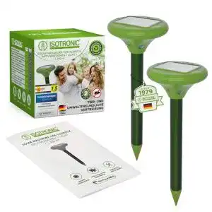 Maulwurfschreck (solar) ISOTRONIC Solar LED Maulwurfabwehr