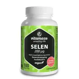 Selen Vitamaze – amazing life hochdosiert 200 mcg, 180 Tabletten