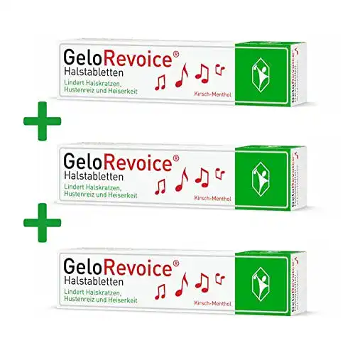 Halstabletten GeloRevoice Kirsch-Menthol 60 St.