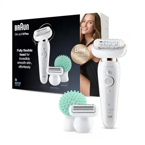 Epilierer Braun Silk-épil 9 Flex Beauty-Set, Damen, 6 Aufsätze