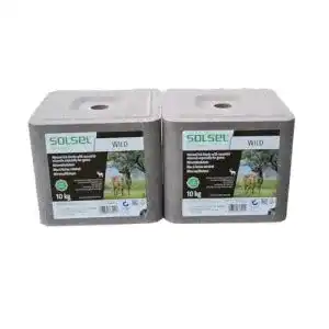 Salzleckstein Solsel Wildleckstein 20 kg ÖKO Mineral für Hochwild