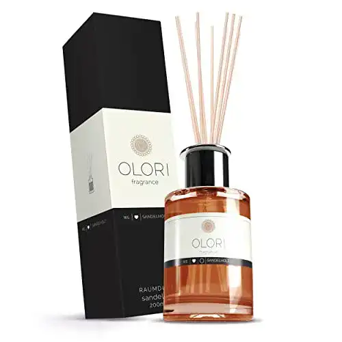 Raumduft Olori mit Stäbchen, Sandelholz, 200 ml, Diffuser