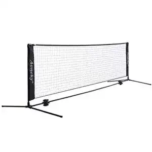 Tennisnetz Aoneky Tennis Kit, Stäben und 3M/6M x83cm