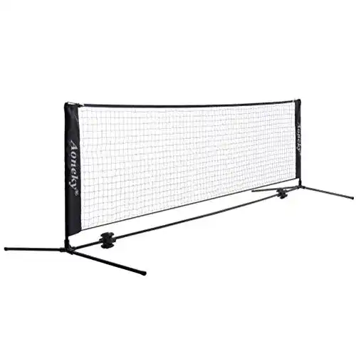 Die beste Tennisnetz Aoneky Tennis Kit, Stäben und 3M/6M x83cm 2026 Test Bestseller Tennisnetz Aoneky Tennis Kit, Stäben und 3M/6M x83cm