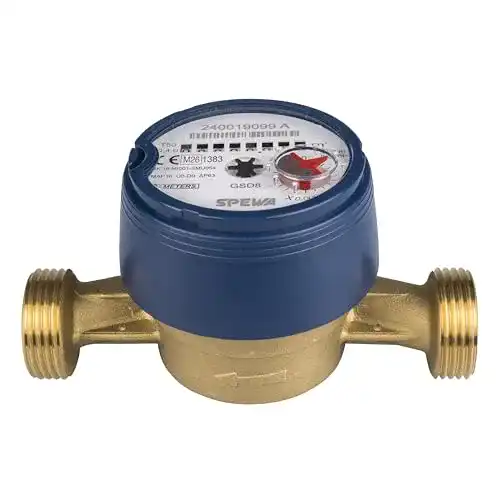 Wasserzähler SPEWA GmbH kalt 2,5 cbm 1 Zoll AG Bl. 130 mm