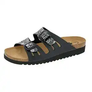 Pantoletten Damen Lico BIOLINE LADY Pantoletten, Schwarz