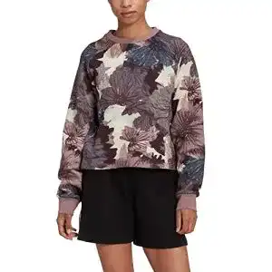 Adidas-Pullover-Damen Adidas Womens Sweatshirt W AOP