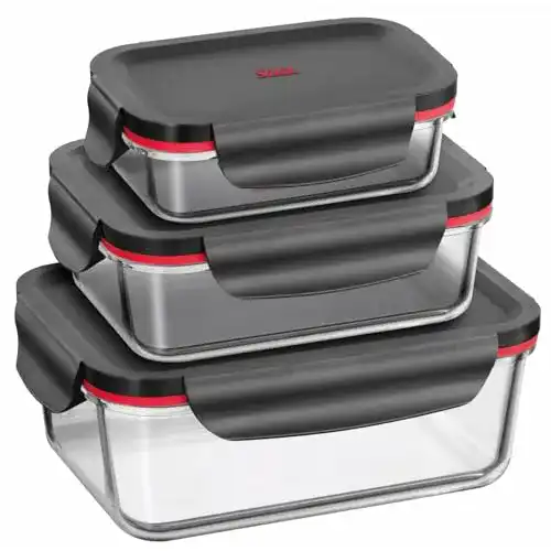 Frischhaltedosen aus Glas Silit Storio Vorratsdose-Set 3-teilig